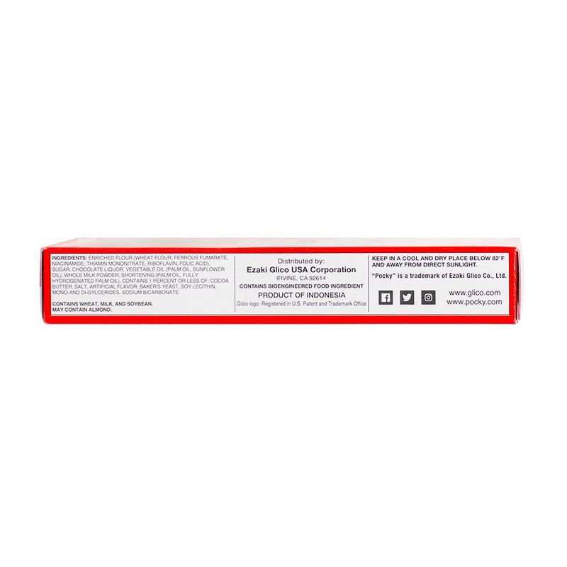 Glico Pocky Cream Coated Biscuit Sticks - Chocolate - 1.41oz  Nutrition Facts Ingredients