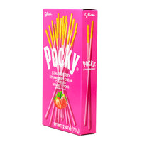 Glico Pocky Cream Coated Biscuit Sticks - Strawberry - 2.47oz