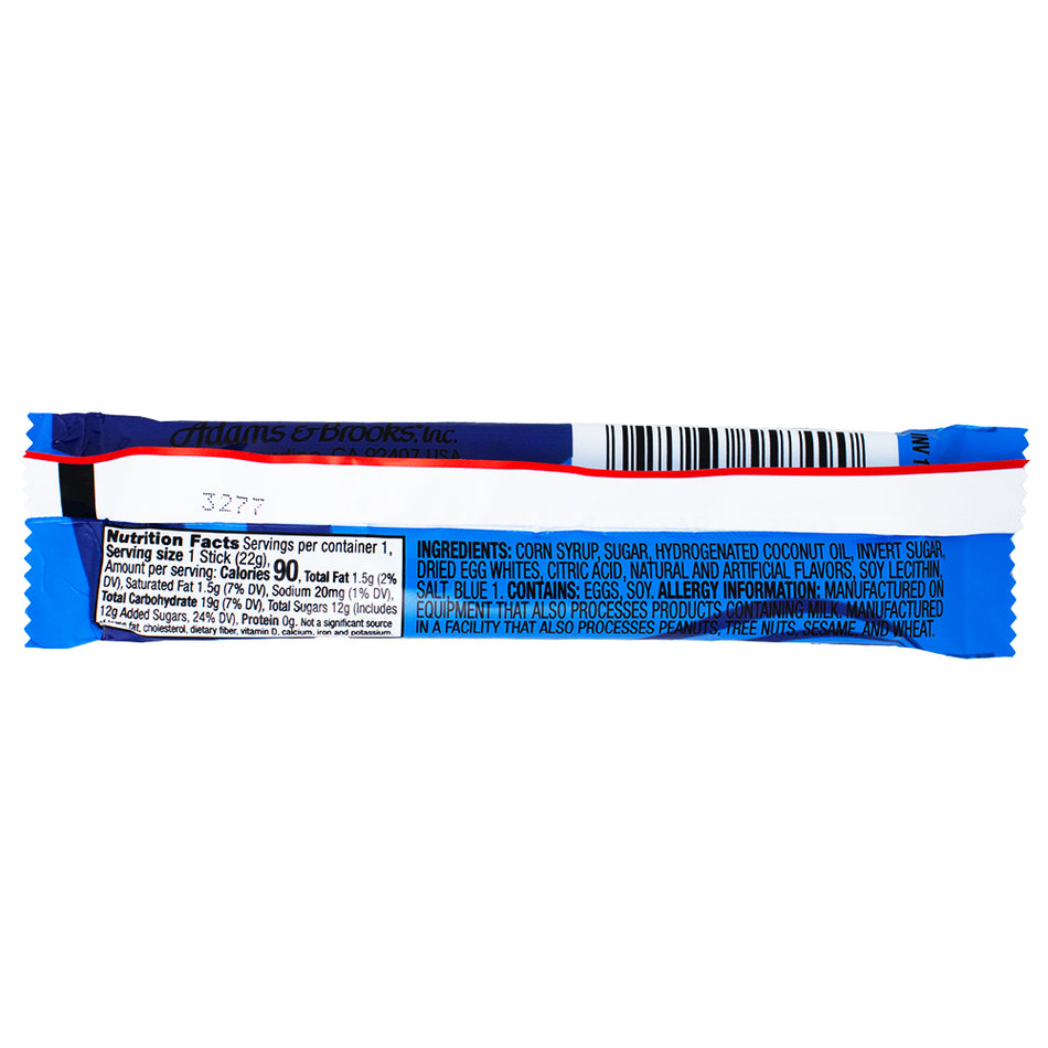 Hawaiian Punch Chew Bars Berry Blue Typhoon - .8oz  Nutrition Facts Ingredients