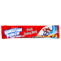 Hawaiian Punch Chew Bars Fruit Juicy Red - .8oz - Hawaiian Punch - Chewy Bars - Hawaiian Punch Chew Bars - Fruit Juicy Red flavour - Fruity candy bars - Chewy candy bars - Cherry candy - Strawberry candy - Red Candy