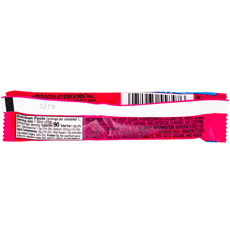 Hawaiian Punch Chew Bars Lemon Berry Squeeze - .8oz  Nutrition Facts Ingredients - Hawaiian Punch - Chewy Bars - Hawaiian Punch Chew Bars - Lemon Berry Squeeze flavour - Tropical fruit candy - Chewy fruit bars - Tangy lemon candy - Juicy berry candy - Sweet and tangy treats - Fruit-flavoured candy bars - Lemon Candy - Lemon Berry