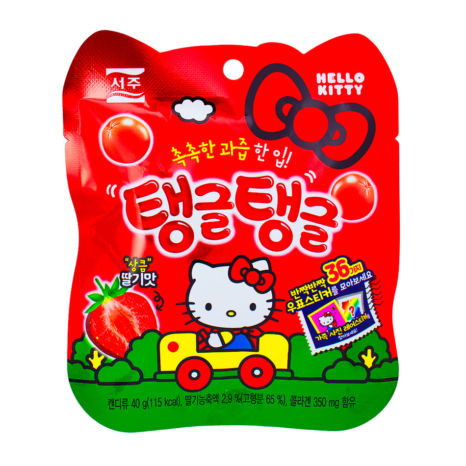 Hello Kitty Juicy Strawberry Jelly with Sticker (Korea) - 40g
