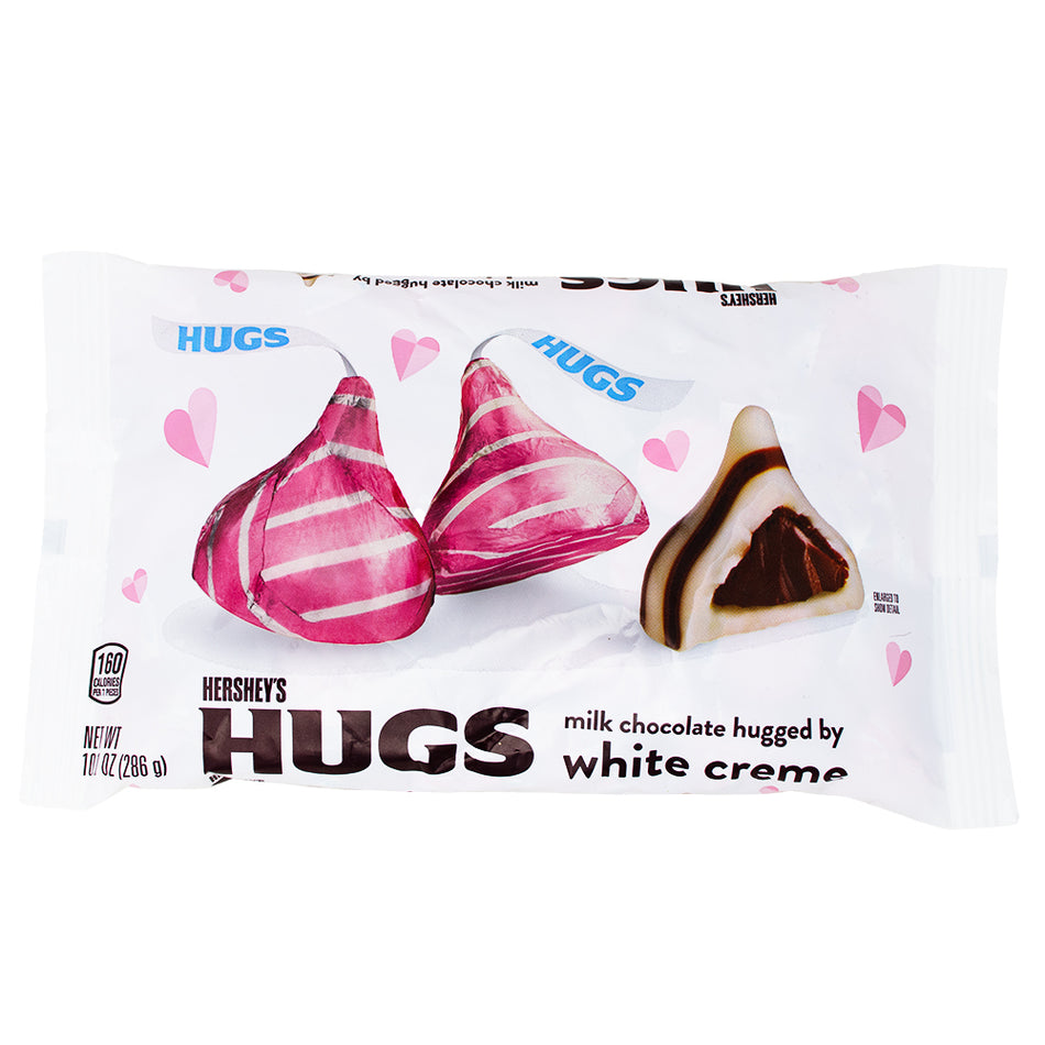 Hershey's Hugs Milk Chocolate Hugged By White Creme - 10.1oz\