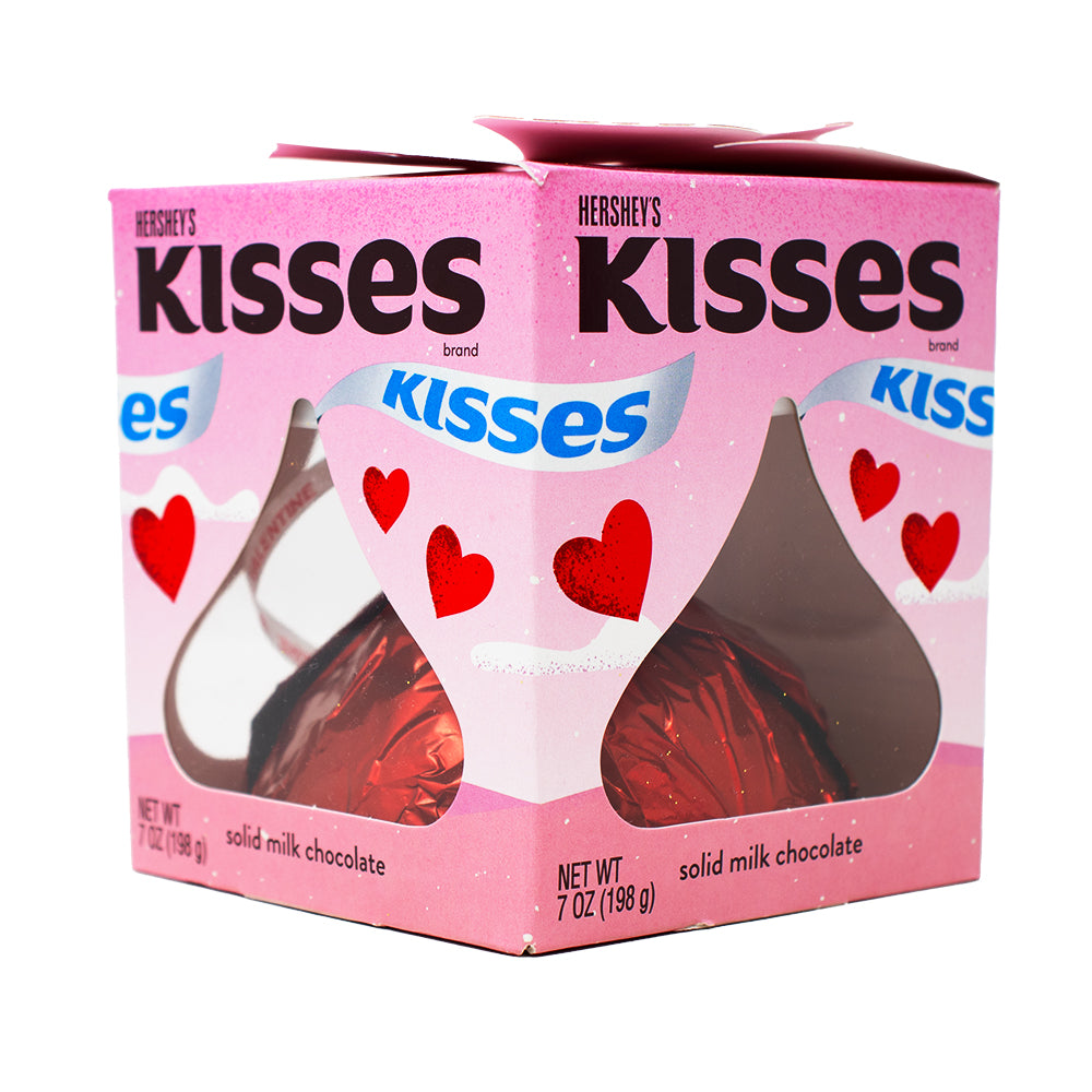 Hershey's Kisses Giant Pink Solid Milk Chocolate - 7oz