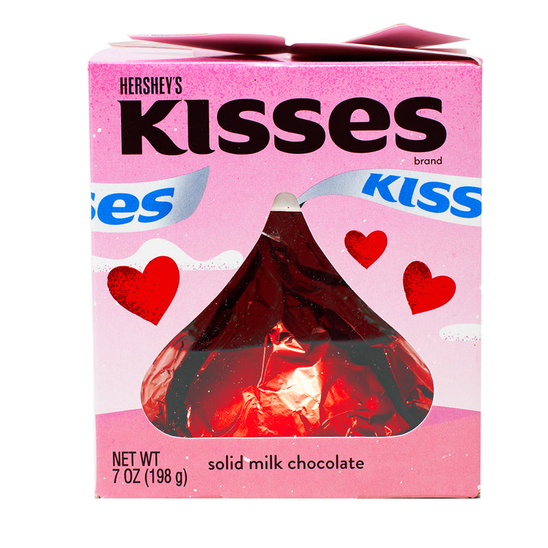 Hershey's Kisses Giant Pink Solid Milk Chocolate - 7oz