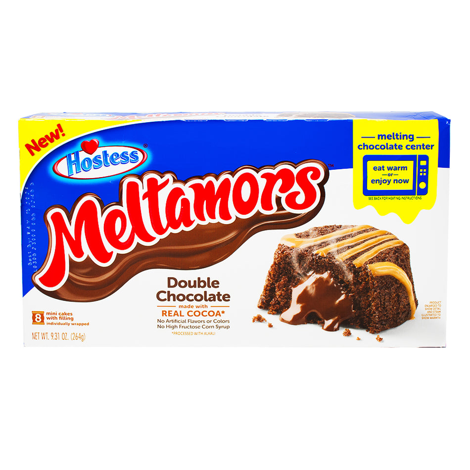 Hostess Meltamors Double Chocolate (8 Cakes) - 264g