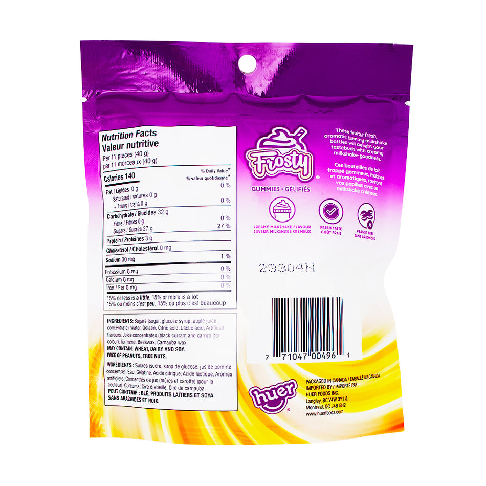 Huer Mango Frosty - 150g  Nutrition Facts Ingredients