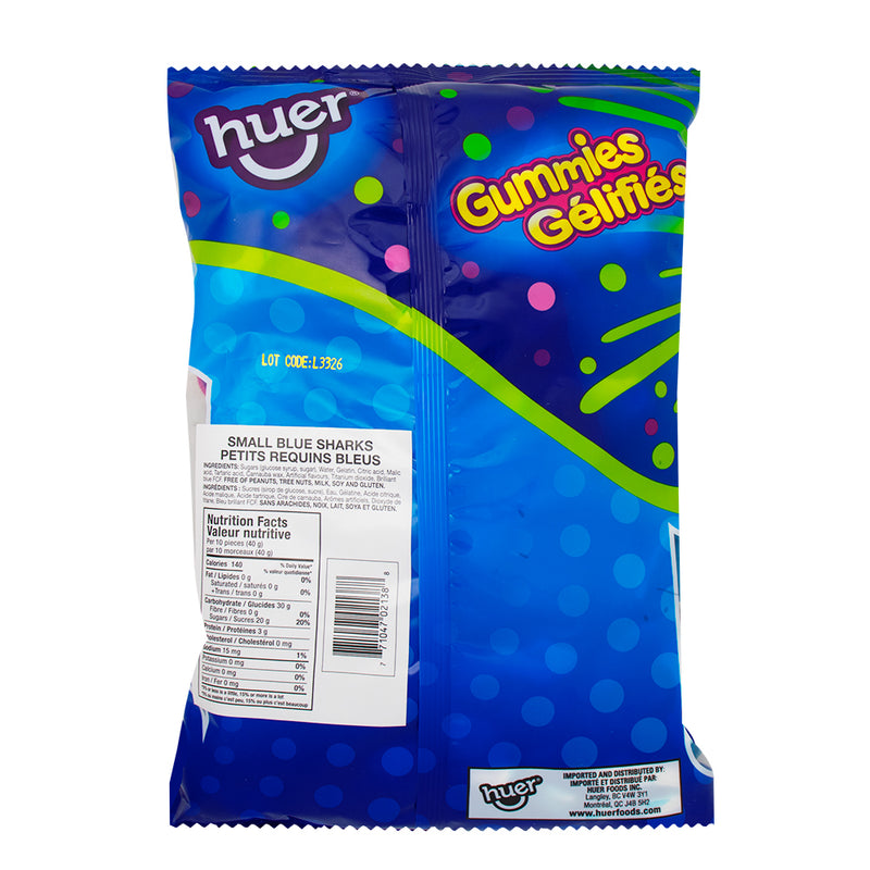 Huer Gummy Sharks - 1kg  Nutrition Facts Ingredients