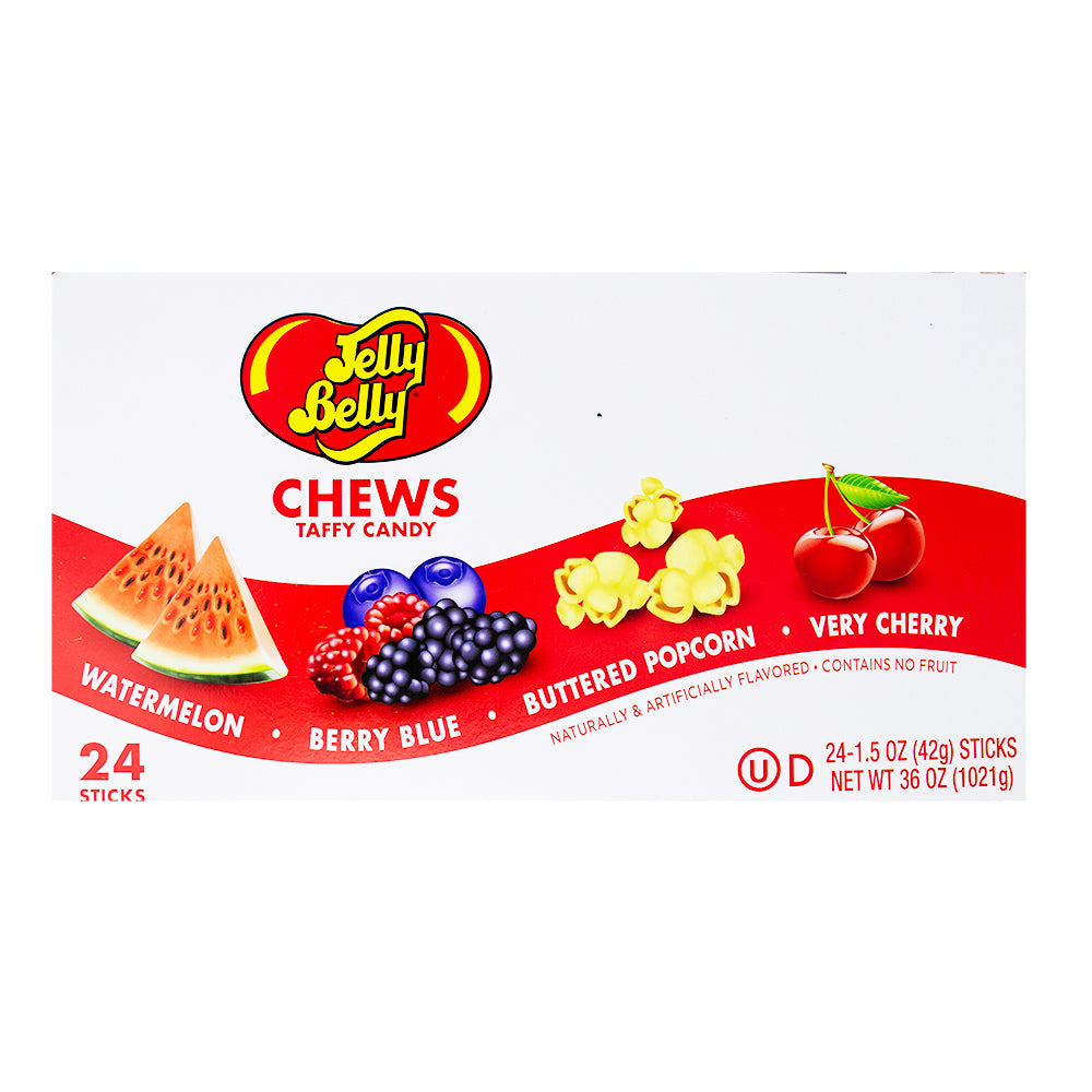 Jelly Belly Chews - 1.5oz - Jelly Belly - Jelly Belly Candy - Jelly Beans - Jelly Belly Chews - Chewy Fruit Candy - Chewy Candy