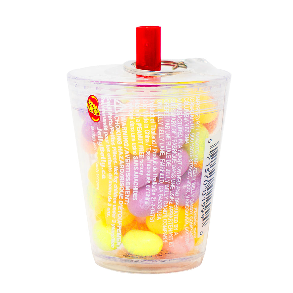 Jelly Belly Boba Milk Tea Cup - 65g  Nutrition Facts Ingredients - Jelly Belly Boba Milk Tea Cup - Boba milk tea candy - Jelly Belly boba candy - Milk tea flavour - Chewy boba pearls - Bubble tea candy - Asian candy - Tea-flavoured candy - Fun candy cup - On-the-go candy