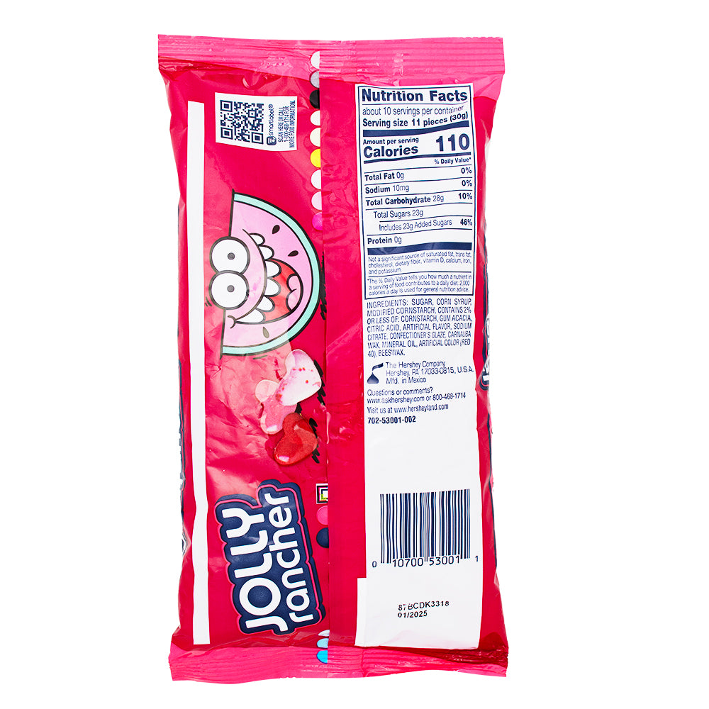 Jolly Rancher Jelly Hearts - 11oz Nutrition Facts Ingredients