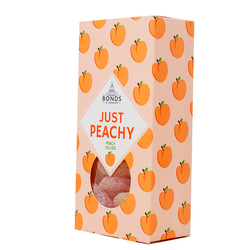 Bonds Gift Box Just Peachy (UK) - 140g - Bonds Just Peachy Gift Box - British Candy for Valentine's Day - Peach-themed Candy UK - Romantic Peachy Delights - Love-inspired Candy Collection - Bonds Candy UK - Unique Valentine's Day Sweets - Peach Bliss Candy Moments - Sweet Moments Box - UK Candy - British Candy