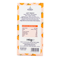 Bonds Gift Box Just Peachy (UK) - 140g Nutrition Facts Ingredients - Bonds Just Peachy Gift Box - British Candy for Valentine's Day - Peach-themed Candy UK - Romantic Peachy Delights - Love-inspired Candy Collection - Bonds Candy UK - Unique Valentine's Day Sweets - Peach Bliss Candy Moments - Sweet Moments Box - UK Candy - British Candy