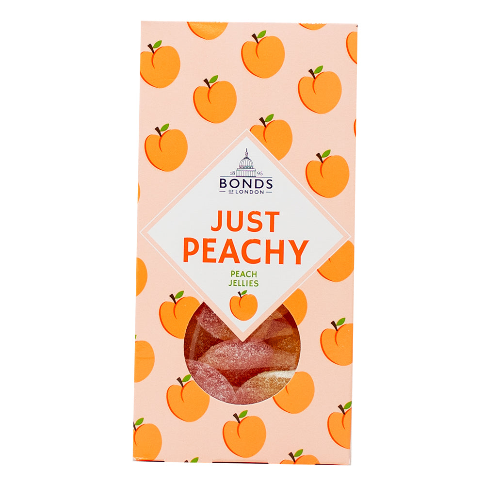 Bonds Gift Box Just Peachy (UK) - 140g - Bonds Just Peachy Gift Box - British Candy for Valentine's Day - Peach-themed Candy UK - Romantic Peachy Delights - Love-inspired Candy Collection - Bonds Candy UK - Unique Valentine's Day Sweets - Peach Bliss Candy Moments - Sweet Moments Box - UK Candy - British Candy