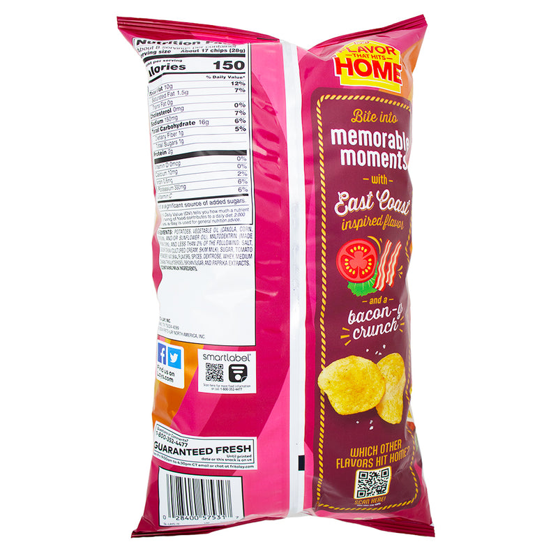 Lays BLT Sandwich Potato Chips - 7.75oz  Nutrition Facts Ingredients