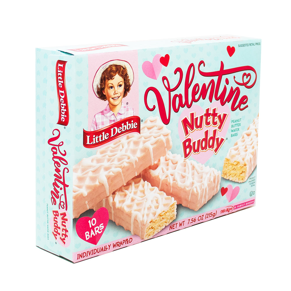 Valentine Little Debbies Valentine Nutty Buddy - 10 Pack