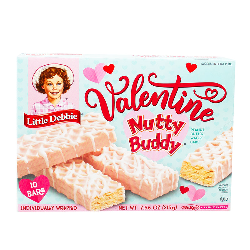 Valentine Little Debbies Valentine Nutty Buddy - 10 Pack