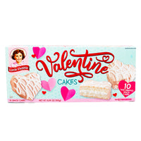 Valentine Little Debbies Valentine Vanilla Snack Cake - 10 Pack