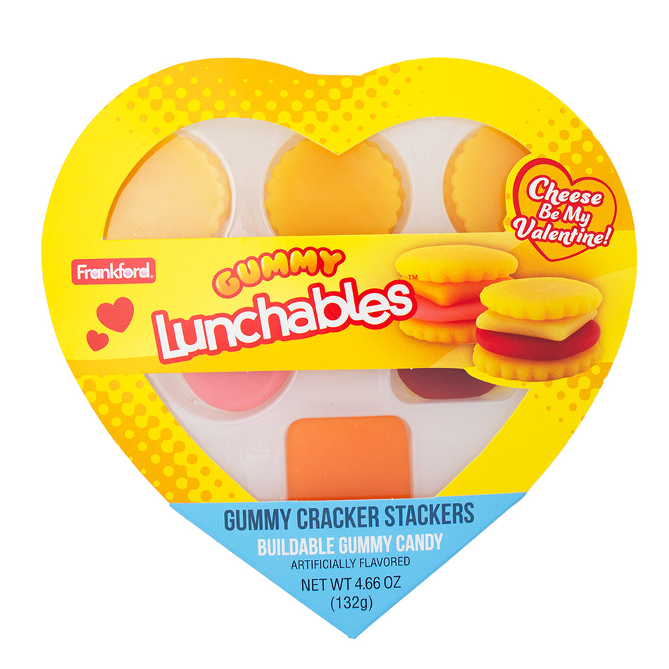 Lunchables Cracker Stackers Heart - 4.66oz - Lunchables Cracker Stackers Heart - Heart-Shaped Crackers - Valentine's Day Lunch - Cheesy Goodness Snacks - Lunchtime Surprise Treats - Playful Heart Snack - Heartfelt Lunchables - Lunchbox Joy - Valentine's Day Gifts - Heartwarming Cracker Stackers
