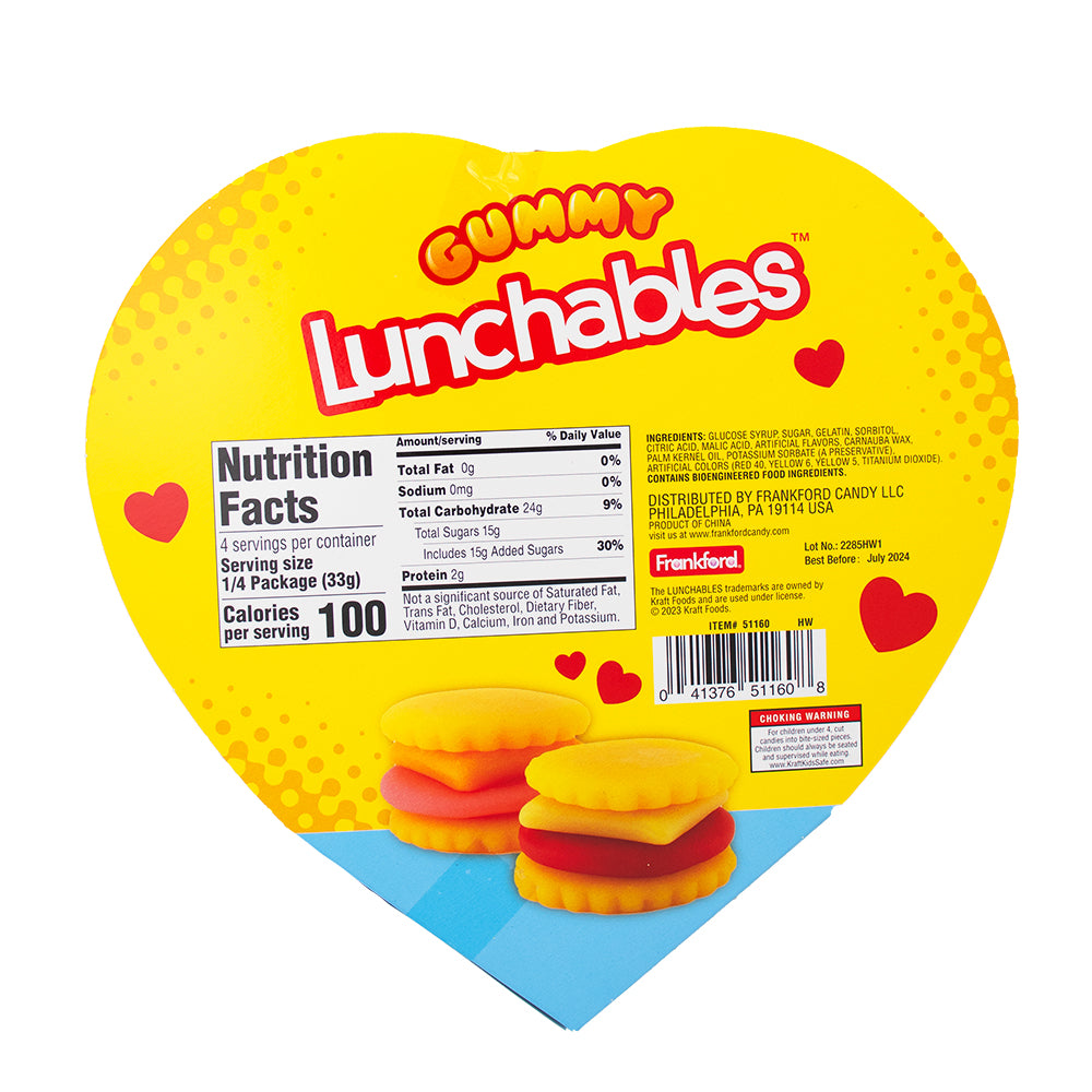 Lunchables Cracker Stackers Heart - 4.66oz Nutrition Facts Ingredients - Lunchables Cracker Stackers Heart - Heart-Shaped Crackers - Valentine's Day Lunch - Cheesy Goodness Snacks - Lunchtime Surprise Treats - Playful Heart Snack - Heartfelt Lunchables - Lunchbox Joy - Valentine's Day Gifts - Heartwarming Cracker Stackers