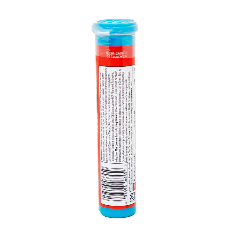 M&M's Minis Peanut Butter Tube - 49.3g  Nutrition Facts Ingredients - M&amp;M's Minis Peanut Butter - Mini M&amp;Ms - Peanut Butter Chocolate - Peanut Butter M&amp;M's - Bite-Sized Candy - Chocolate Peanut Butter Treats - Movie Night Snack - Peanut Butter Candy
