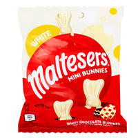 Maltesers White Mini Bunnies (UK) - 58g - Maltesers White Mini Bunnies - White chocolate bunnies - Easter candy - Mini bunny treats - UK candy - Easter chocolate - Maltesers - Maltesers Chocolate - White Chocolate - UK Candy - UK Chocolate - British Chocolate - British Candy