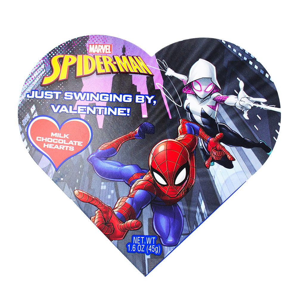 Marvel Heroes Chocolate Hearts - 1.6oz - Marvel Candy - Marvel Chocolate - Marvel Heroes Chocolate Hearts - Marvel Heroes - Chocolate Hearts