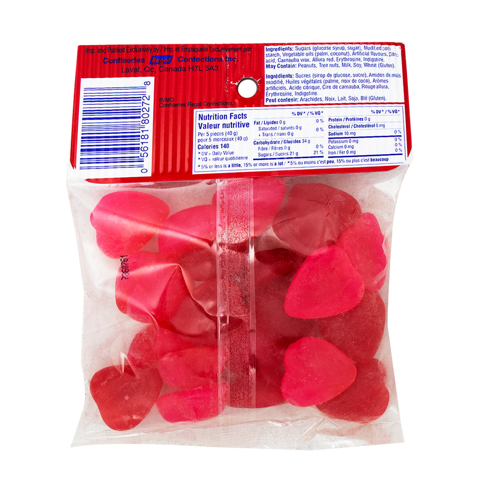 McCormick's Fruity Hearts - 175g Nutrition Facts Ingredients