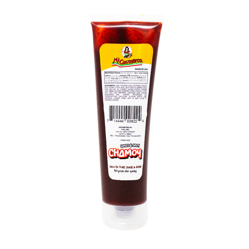 Mi Costenita Sweet & Spicy Chamoy Sauce - 12oz Nutrition Facts Ingredients - Chamoy Candy - Chamoy - Chamoy Sauce - Mi Costenita - Mi Costenita Sweet & Spicy Chamoy Sauce - Sweet and Spicy