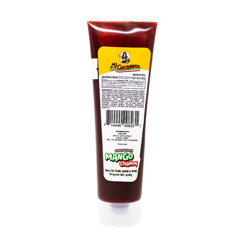 Mi Costenita Sweet & Spicy Mango Chamoy Sauce - 12oz Nutrition Facts Ingredients - Chamoy Candy - Chamoy - Chamoy Sauce - Mango Candy - Mi Costenita - Mi Costenita Sweet & Spicy Mango Chamoy Sauce - Sweet and Spicy