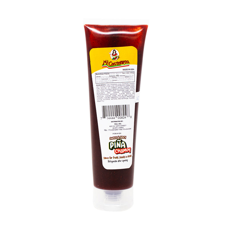 Mi Costenita Sweet & Spicy Pineapple Chamoy Sauce - 12oz Nutrition Facts Ingredients - Chamoy Candy - Chamoy - Chamoy Sauce - Pineapple Candy - Mi Costenita Sweet & Spicy Pineapple Chamoy Sauce - Mi Costenita - Pineapple Chamoy - Sweet and Spicy