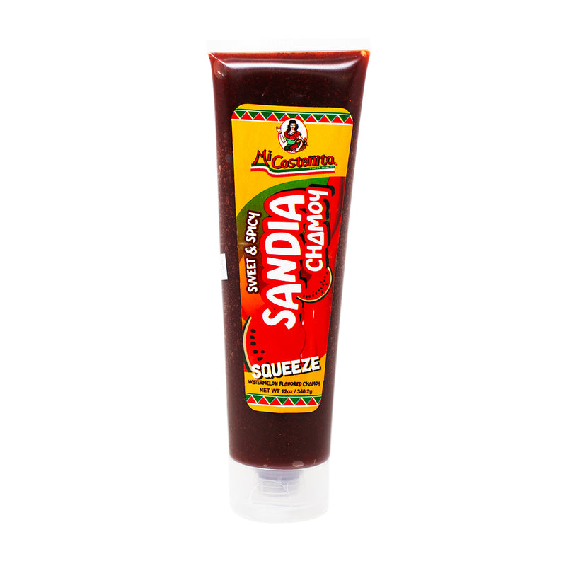 Mi Costenita Sweet & Spicy Watermelon Chamoy Sauce - 12oz - Chamoy Candy - Chamoy - Chamoy Sauce - Watermelon Candy - Mi Costenita Sweet & Spicy Watermelon Chamoy Sauce - Mi Costenita - Sweet and Spicy