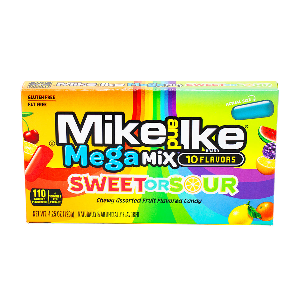 Mike and Ike Mega Mix Sweet or Sour - 4.25oz