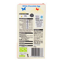 Milkybar White Chocolate Egg (UK) - 65g  Nutrition Facts Ingredients - Milkybar Chocolate - Milkybar - White Chocolate - Milkybar White Chocolate Egg - White Chocolate Easter Egg - UK Candy - Easter Chocolate Treats - Easter Egg Candy - British Candy - British Chocolate