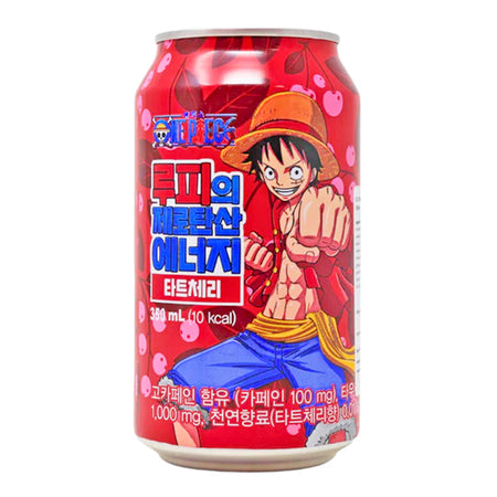 One Piece Energy Drink Cherry Tart Zero Sugar - 330mL (Korea)