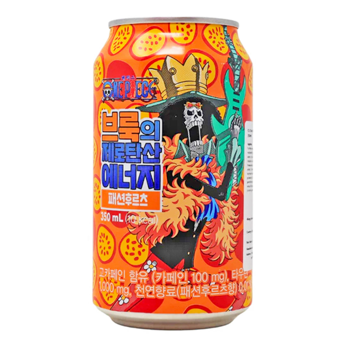 One Piece Energy Drink Passionfruit Zero Sugar - 330mL (Korea)