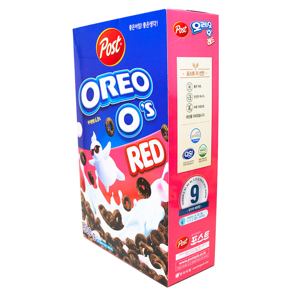 Oreo O's Red Chocolate Strawberry Cereal (Korea) - 500g