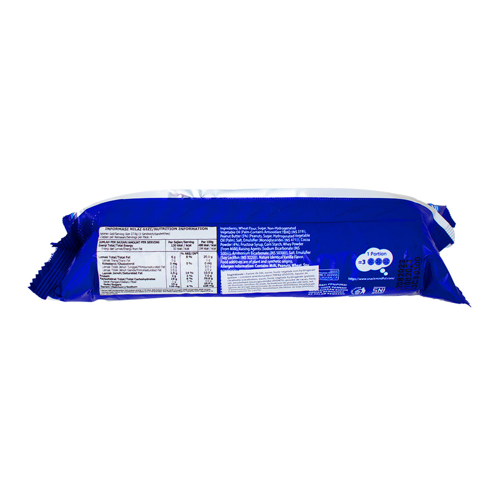 Oreo Peanut Butter & Chocolate (Indonesia) - 119.6gNutrition Facts Ingredients