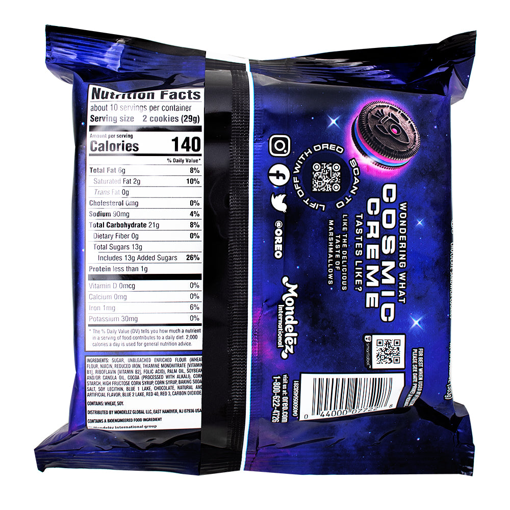 Oreo Space Dunk - 10.68oz Nutrition Facts Ingredients