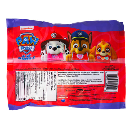 Paw Patrol Valentine's Bracelets - 150g Nutrition Facts Ingredients - Paw Patrol - Valentine's Day - Bracelets - Kids' accessories - Paw Patrol characters - Valentine's Day gifts - Party favours - Classroom exchange - Kids' jewelry - Cute bracelets