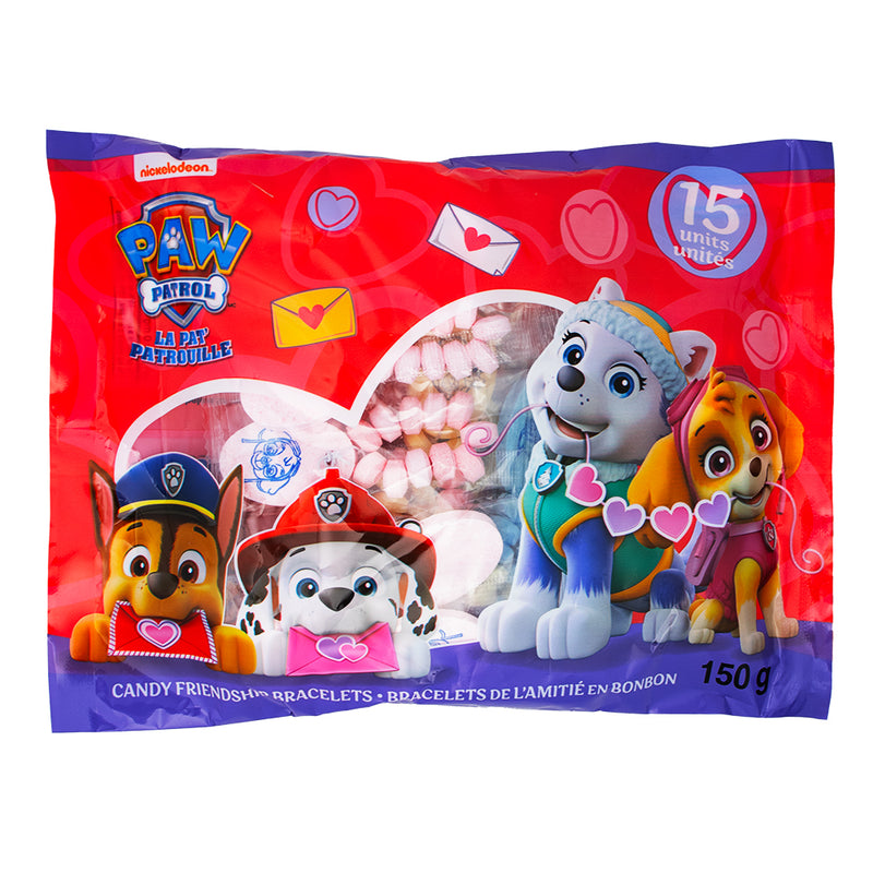 Paw Patrol Valentine's Bracelets - 150g - Paw Patrol - Valentine's Day - Bracelets - Kids' accessories - Paw Patrol characters - Valentine's Day gifts - Party favours - Classroom exchange - Kids' jewelry - Cute bracelets
