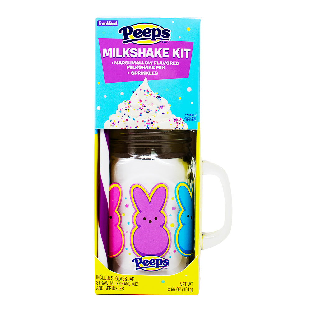 Peeps Easter Milkshake In A Jar Gift Set - 3.56oz - Peeps Easter Milkshake In A Jar Gift Set - Peeps milkshake - Easter milkshake - Milkshake gift set