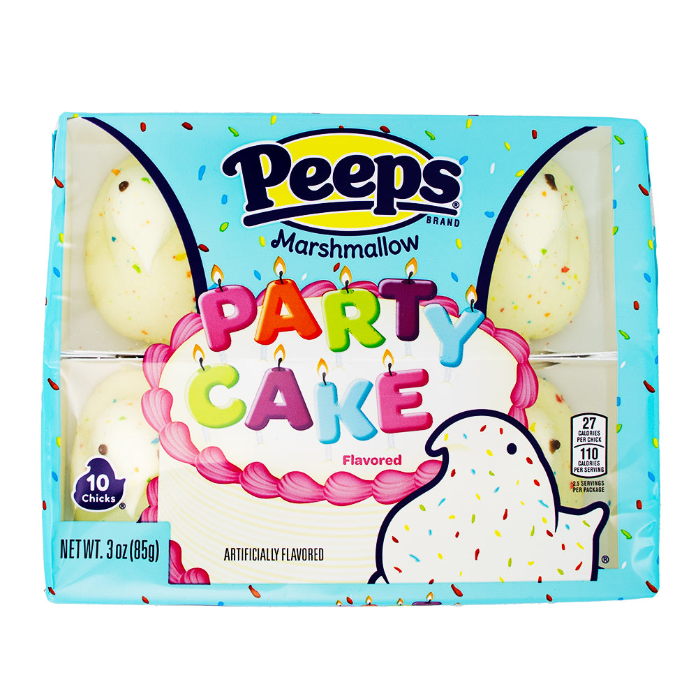 Peeps Marshmallow Party Cake Chicks 10ct - 3oz