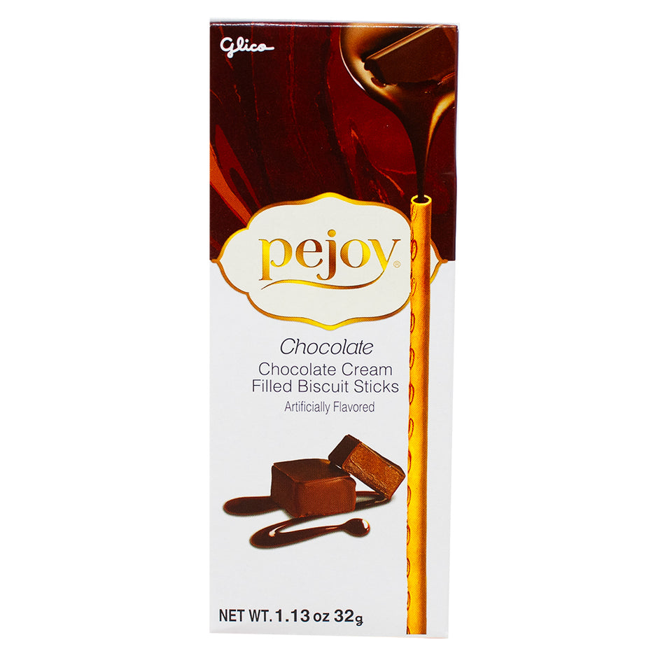 Pejoy Chocolate - 1.13oz - Pejoy Chocolate - Japanese snack - Chocolate-filled biscuit sticks - Crispy chocolate snack - Creamy chocolate filling - Japanese candy - Chocolate biscuit sticks - Snack on the go - Sweet and crunchy treat - Delicious chocolate snack