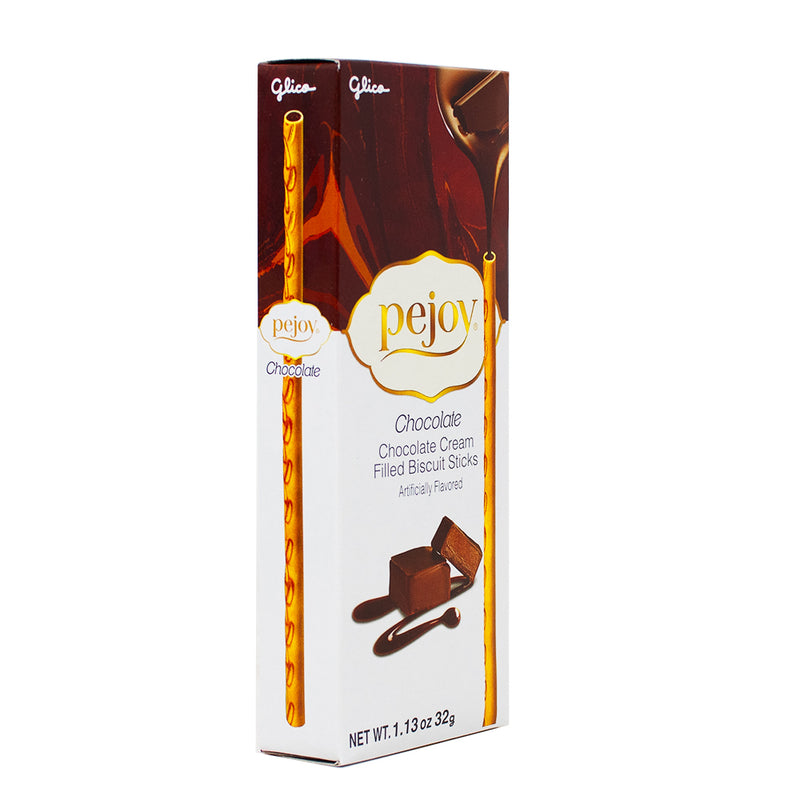 Pejoy Chocolate - 1.13oz - Pejoy Chocolate - Japanese snack - Chocolate-filled biscuit sticks - Crispy chocolate snack - Creamy chocolate filling - Japanese candy - Chocolate biscuit sticks - Snack on the go - Sweet and crunchy treat - Delicious chocolate snack