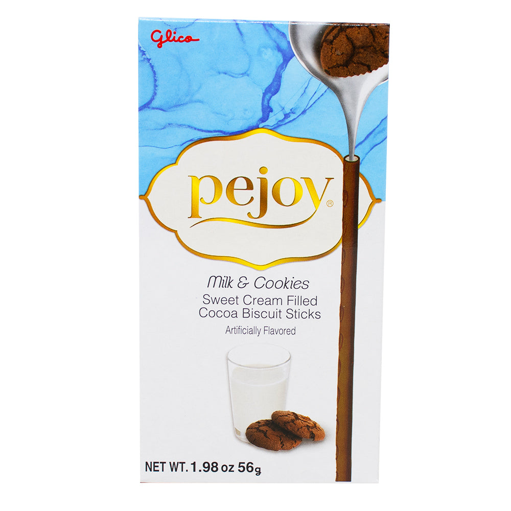 Pejoy Milk & Cookies - 1.98oz - Pejoy - Pejoy Milk and Cookies - Milk chocolate - Chocolate biscuits