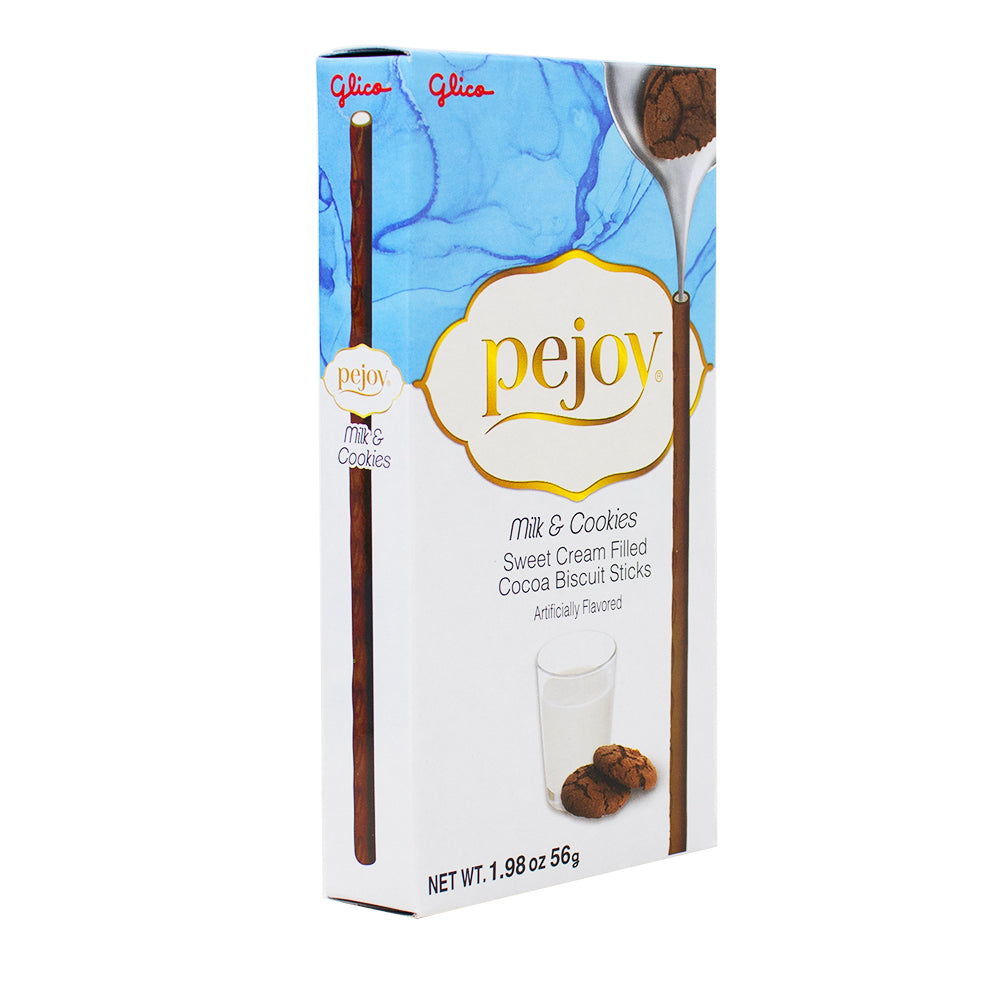 Pejoy Milk & Cookies - 1.98oz - Pejoy - Pejoy Milk and Cookies - Milk chocolate - Chocolate biscuits