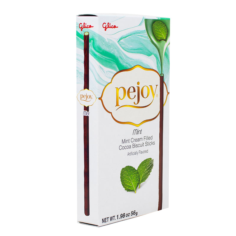 Pejoy Mint - 1.98oz - Pejoy Mint - Mint chocolate - Chocolate biscuits - Mint flavoured snacks