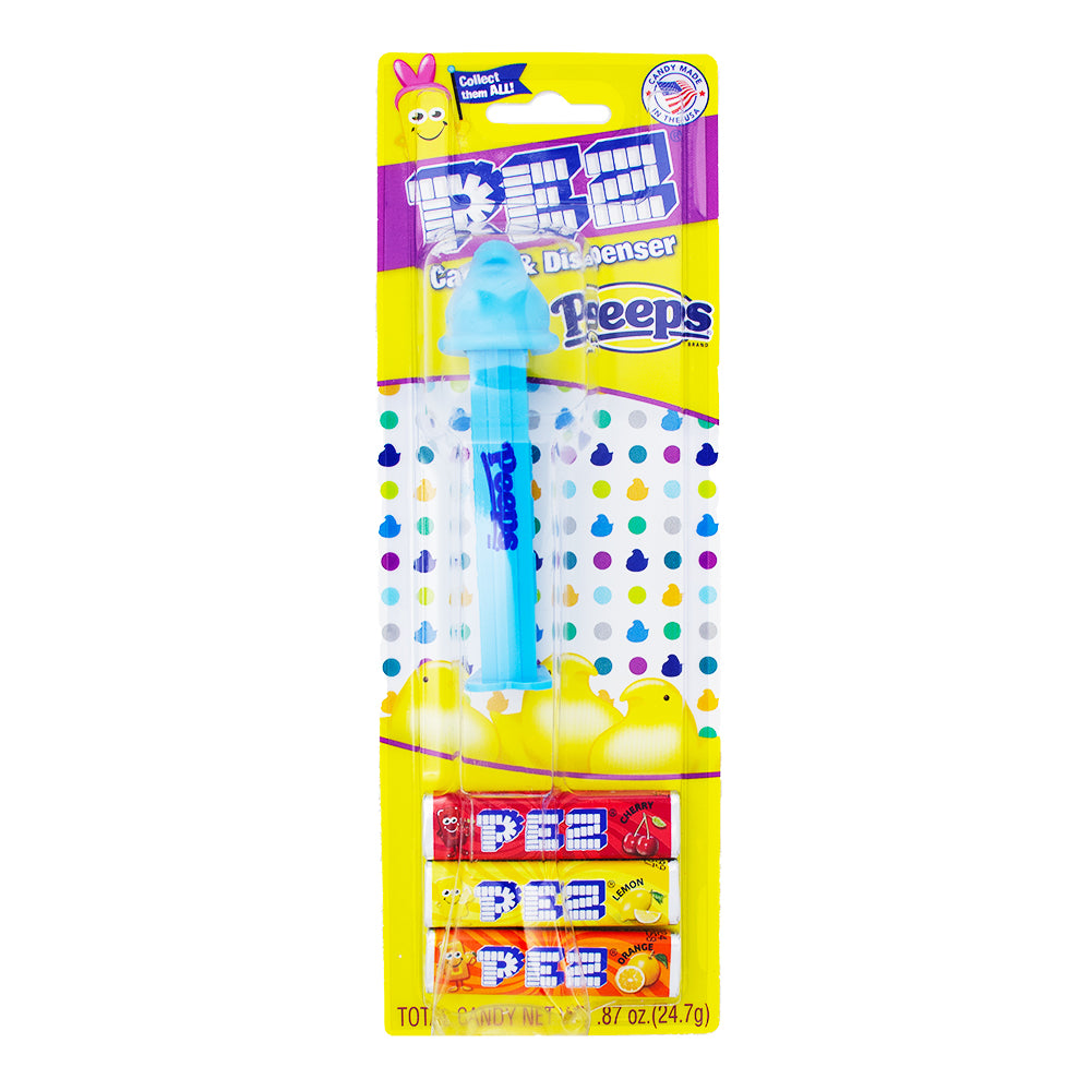 Pez Peeps Blue Chick - PEZ - PEZ Candy - Easter Candy - Easter Treats - PEZ Easter Candy - Peeps - Peeps Candy