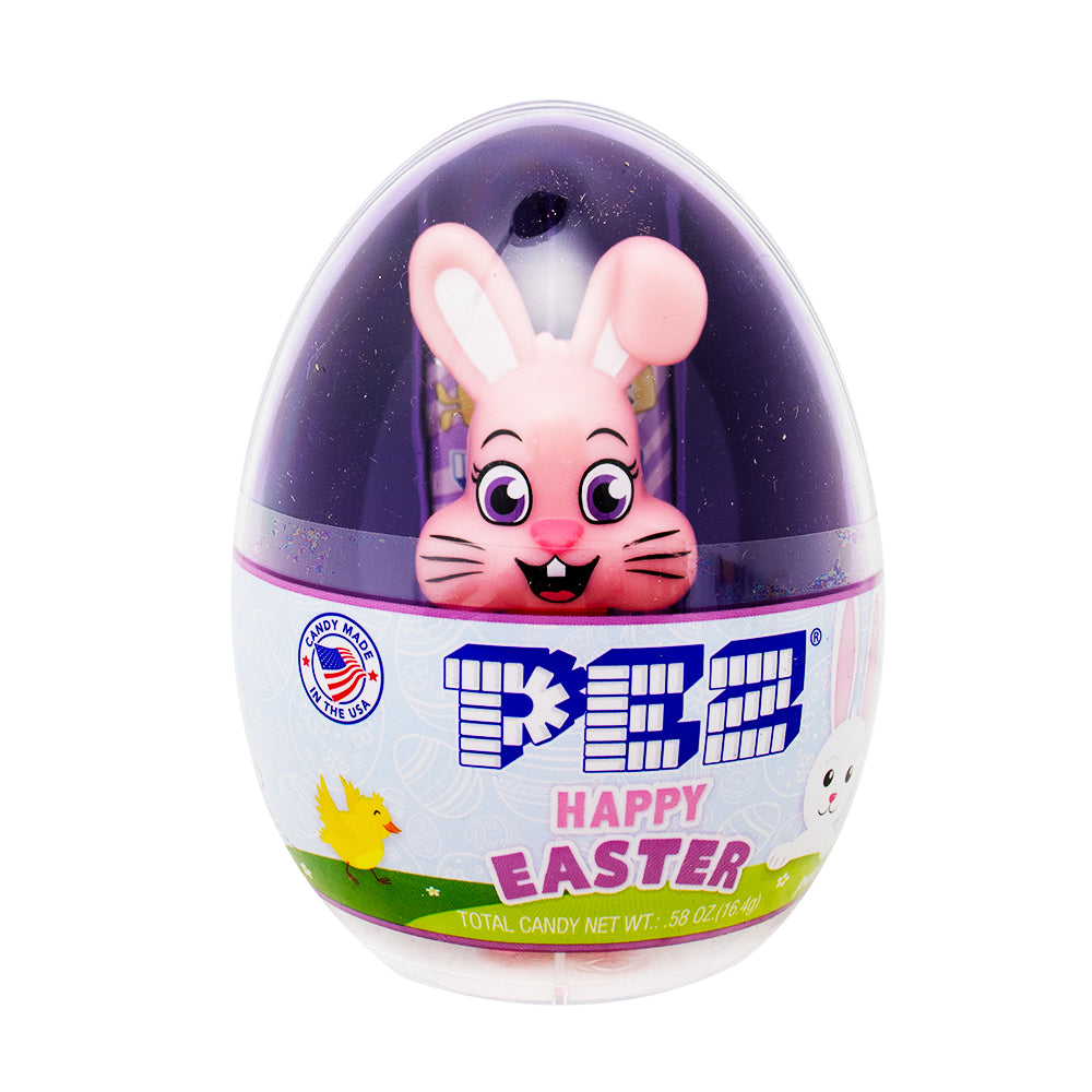 Pez Purple Easter Egg Pink Rabbit - PEZ - PEZ Candy - Easter Candy - Easter Treats - PEZ Easter Candy